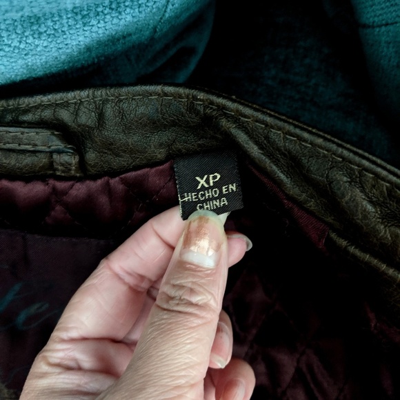 Vintage Levi's genuine leather jacket in cognac - Picture 5 of 8